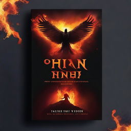 A fantasy thriller suspense book cover with the title 'Dark Phoenix'