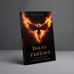 A fantasy thriller suspense book cover with the title 'Dark Phoenix'