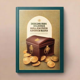 A captivating book cover titled 'Descubra o Caminho dos Milionários: Transforme sua Vida Financeira em 20 Passos Práticos!'