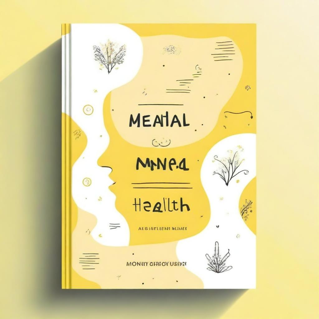 Create a captivating and beautiful ebook cover about mental health