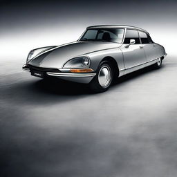 A modern restyling of the classic Citroën DS, featuring sleek lines and a futuristic design