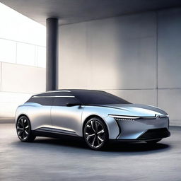 Create a futuristic design concept for the Citroen CX Renew Style 2024