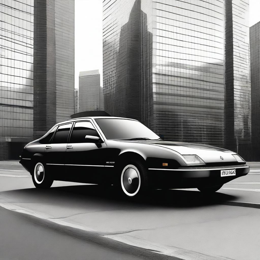 Create an image of a Citroen CX with a renewed, modern style