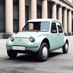 A modern 2024 version of the classic Citroen Dyane 6