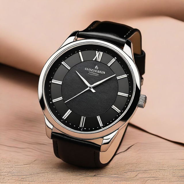 A stylish watch with the text 'ELITEMEN' prominently displayed