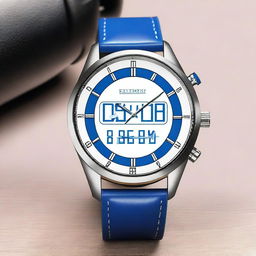 A stylish sports watch with the text 'ELITEMEN' prominently displayed