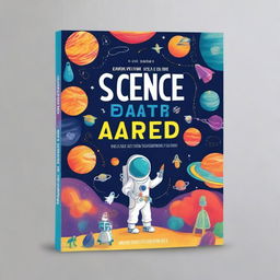 Create a book cover for a science education book aimed at 12-year-old children