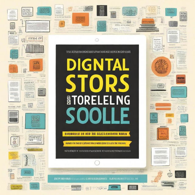 Create a book cover for 'Digital Storyselling: The Power of Narratives in the Age of Social Media: Strategies to Engage, Convince and Convert in the Digital World