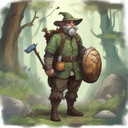 A male firbolg from Dungeons and Dragons who is a druid