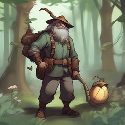 A male firbolg from Dungeons and Dragons who is a druid