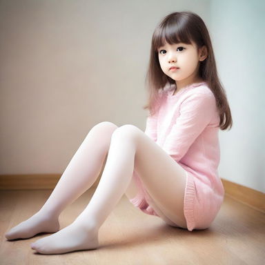 young girl pantyhose 