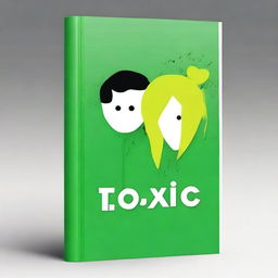 Create a book cover with the title 'Toxic' that talks about couple love