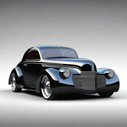 Create a custom supercar version of a 1939 Chevrolet coupe