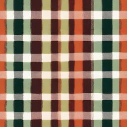 Create an image featuring a plaid pattern with various colors and shades