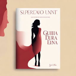 A book cover with a background in shades of red, possibly with a gradient from dark red to lighter red