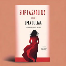 A book cover with a background in shades of red, possibly with a gradient from dark red to lighter red