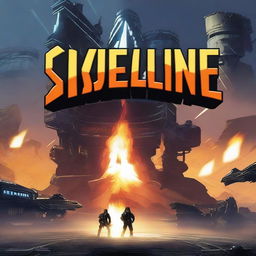 An image of the title screen for a game called 'Strikeline'