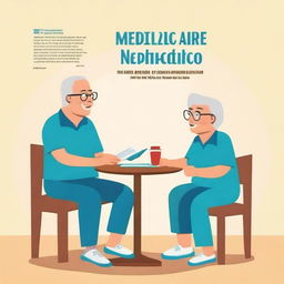 Create a book cover and back cover for a book about Medicare titled 'MEDICARE 1,2,3: Tu guía - Todo lo que hay que saber para un retiro digno siendo hispano en los Estados Unidos'