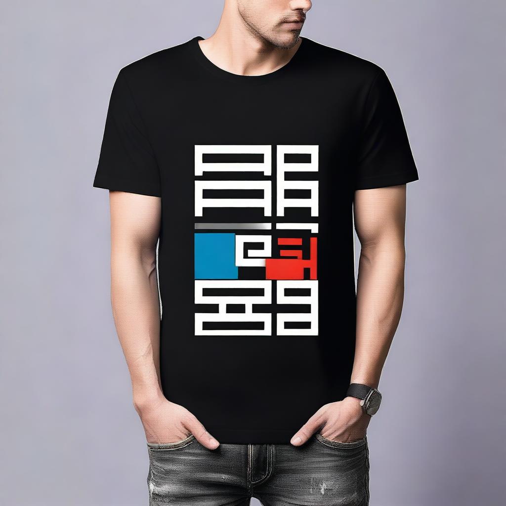 A stylish and trendy T-shirt with a modern design