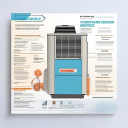 Create a cover page for an HVAC Operating and Maintenance Manual