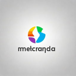 Create a logo featuring the words 'Meta Randa'