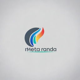 Create a logo featuring the words 'Meta Randa'