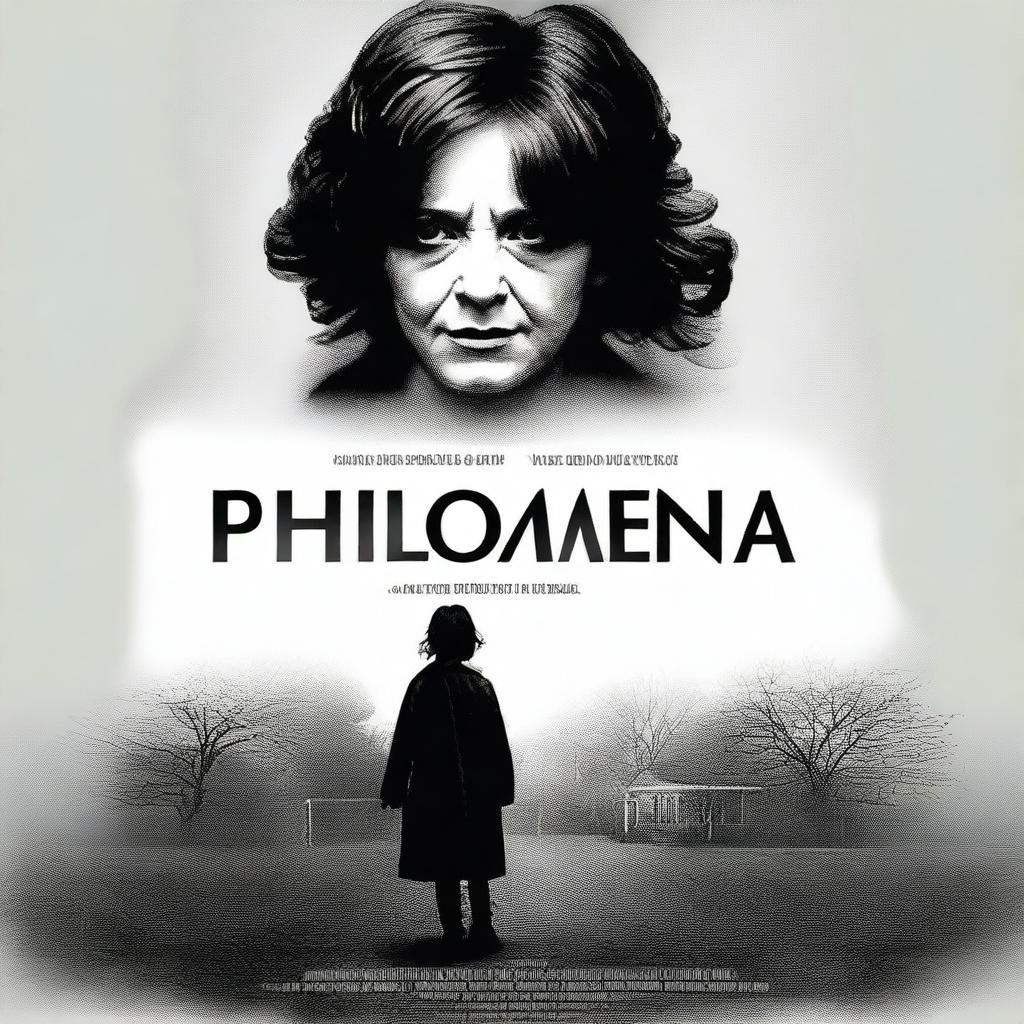 Create a thriller movie poster for a film titled 'Philomena'