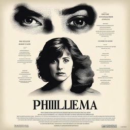 Create a thriller movie poster for a film titled 'Philomena'