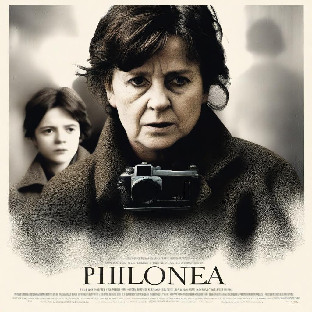 A thriller movie poster for a film titled 'Philomena'