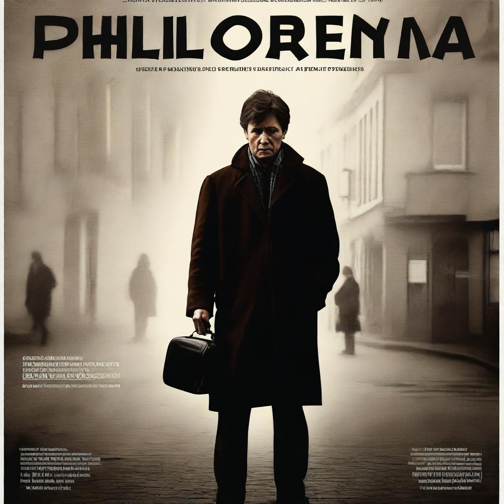 A thriller movie poster for a film titled 'Philomena'