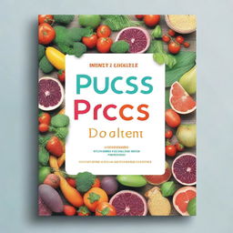 Create an ebook cover mockup for a cookbook titled 'Super Delicious Plant Based PCOS Cookbook for Newly Diagnosed'