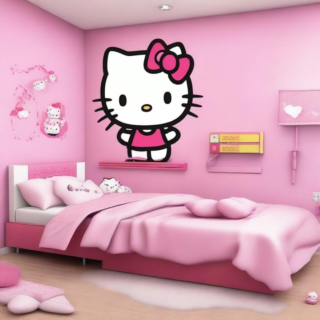 Create a modern and stylish remodel of Hello Kitty