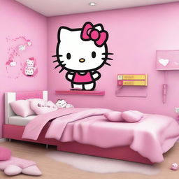 Create a modern and stylish remodel of Hello Kitty