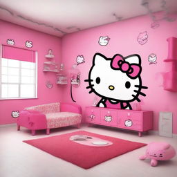 Create a modern and stylish remodel of Hello Kitty