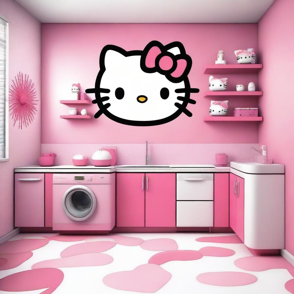 Create a modern and stylish remodel of Hello Kitty