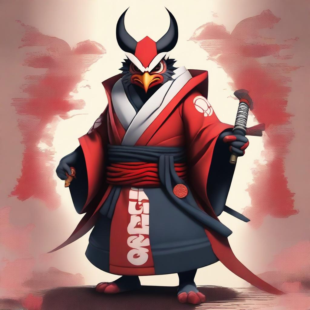 Create an image of a Tengu minion from The Ayakashi Clan