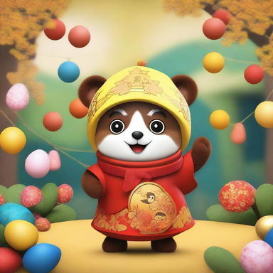 A beautifully remodeled Tanuki Minion celebrating Golden Week