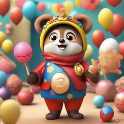 A beautifully remodeled Tanuki Minion celebrating Golden Week