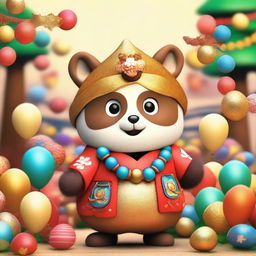 A beautifully remodeled Tanuki Minion celebrating Golden Week