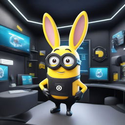 A dark bunny minion undergoes a stylish and modern remodel