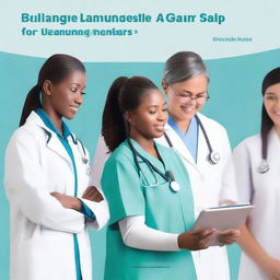 Create a realistic image for the title 'Bridging the Language Gap for Healthcare: A Practical Guide for ESL Providers'