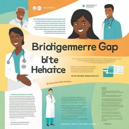 Create a realistic image for the title 'Bridging the Language Gap for Healthcare: A Practical Guide for ESL Providers'