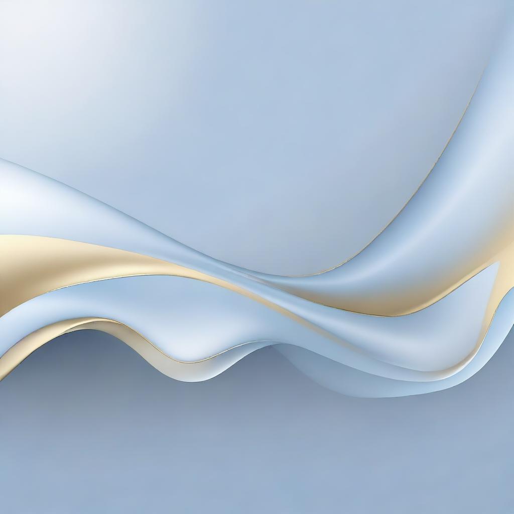 Create a dynamic background featuring the color #00A9E6, light blue, complemented by light silver and gold accents