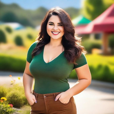 Thick Brunette