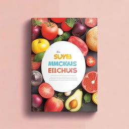 Create an ebook mockup for a cookbook titled 'Super Delicious'