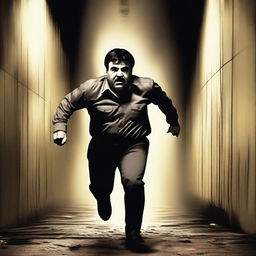 An image depicting the infamous escape of Al Chapo