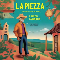 Create a book cover for a novel titled 'La pieza faltante'