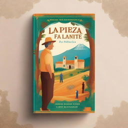 Create a book cover for a novel titled 'La pieza faltante'