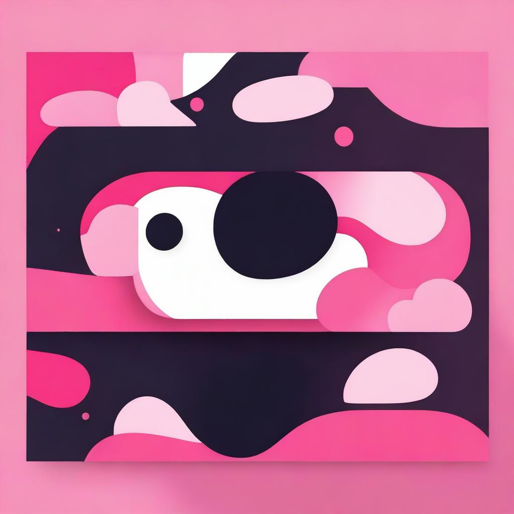 Create a vibrant and eye-catching banner for Discord featuring shades of pink and red