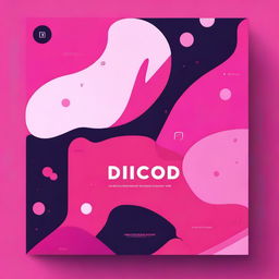 Create a vibrant and eye-catching banner for Discord featuring shades of pink and red